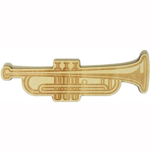 Picture of TRUMPET WOODEN BOOKMARK